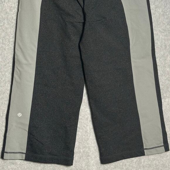 Lululemon Size 4 Cropped Wide Leg 2‎ Tone Gray Relaxed Fit High Rise Activewear - Picture 10 of 11